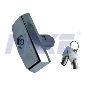 Zinc Alloy T-Handle Lock for Vending Machine, Shiny Chrome